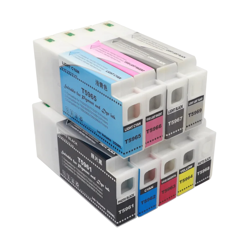 T5961-T5969 T596A T596B for Epson 9908 Pigment Cartridges epson 7908 7890 9890 9908 9710 7710 9910 7910 7900 9910 ink cartridge