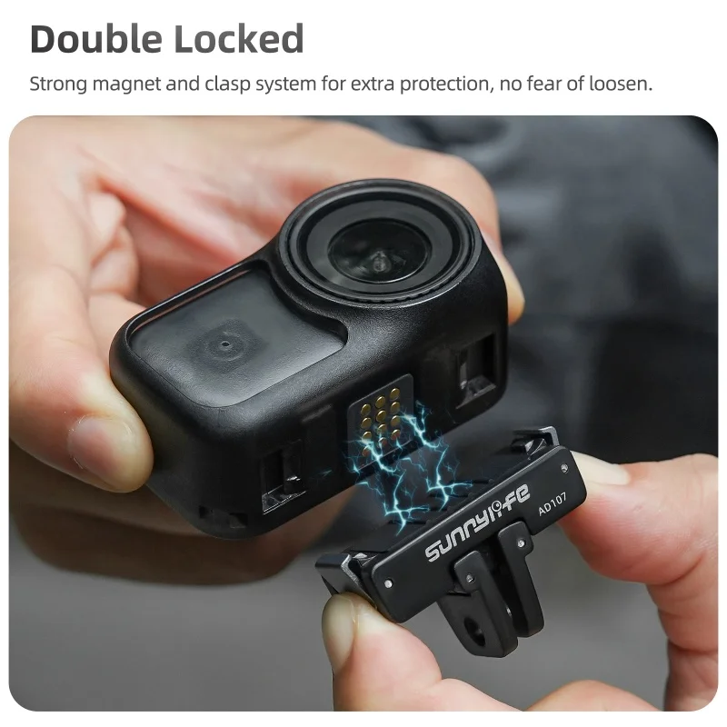 Adapter magnetyczny do DJI Osmo Action 6 Nano, szybkozłączka do DJI Osmo 360 II, akcesoria rozszerzające do kamery bazowej. — zdjęcie produktu 5