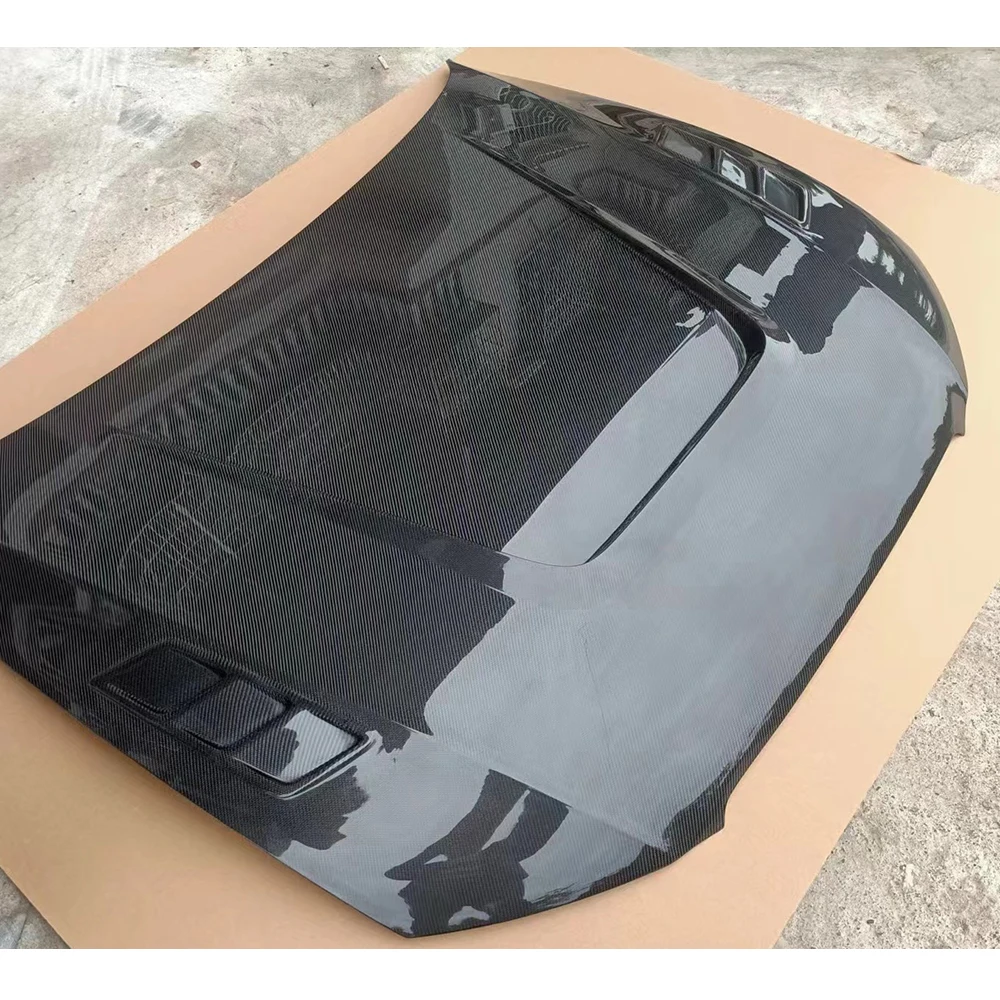

Carbon Fiber Vent Bonnet Hood Engine Car Front Valve Cover For Audi A5 2008 2009 2010(Balance)，100% tested well