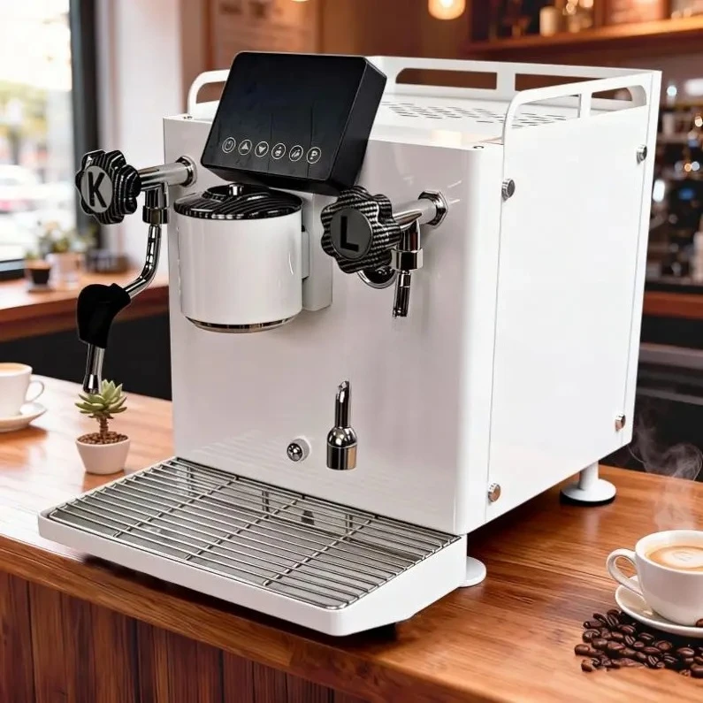 

Профессиональная кофемашина для эспрессо с теплообменником, 15 бар, из нержавеющей стали, полуавтоматическая, для дома, бара, офиса, кафе