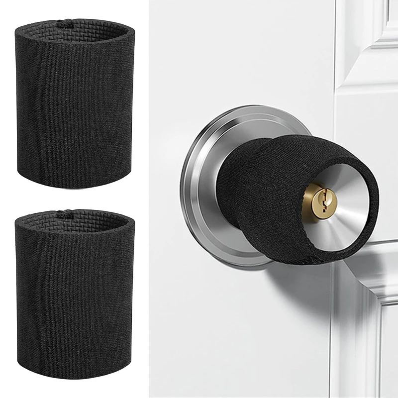 

Anti-Static Door Knob Cover Soft Round Rubber Door Handle Cover Waterproof Door Handle Protector Home Accessory