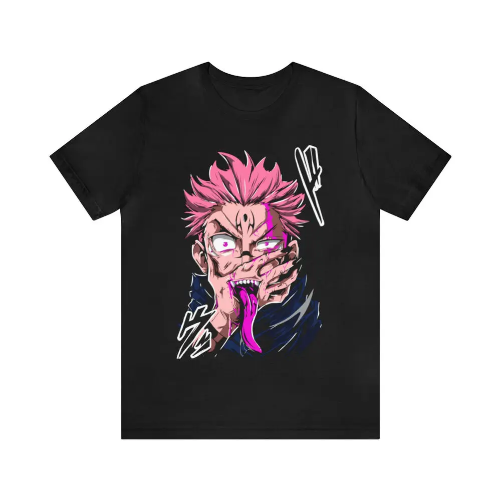 Yuji Itadori Sukuna anime graphic tees, Jujutsu kaisen tshirt, anime shirt