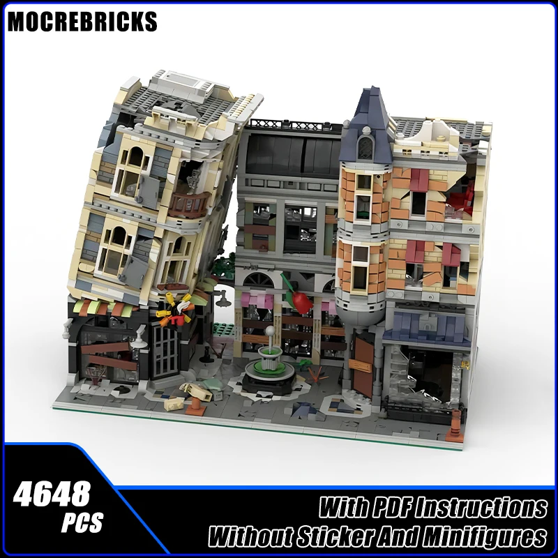 

Creative City Street View Corner Modular Assembly Square Architecture MOC Technology Building Blocks Toys Puzzle Xmas Gifts Sets