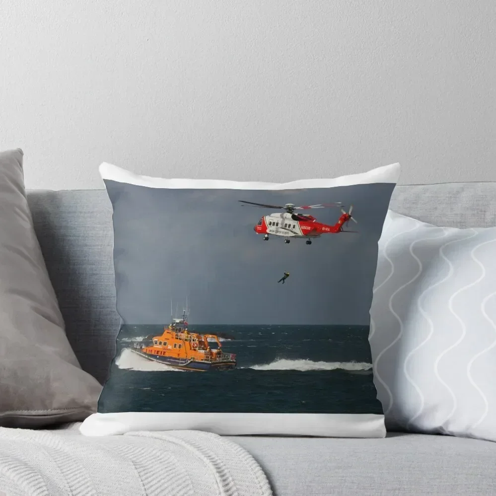 

RNLI and Irish Coast Guard Throw Pillow Cushion Cover For Sofa autumn pillowcase Pillow Decor Sofa Pillow Cover