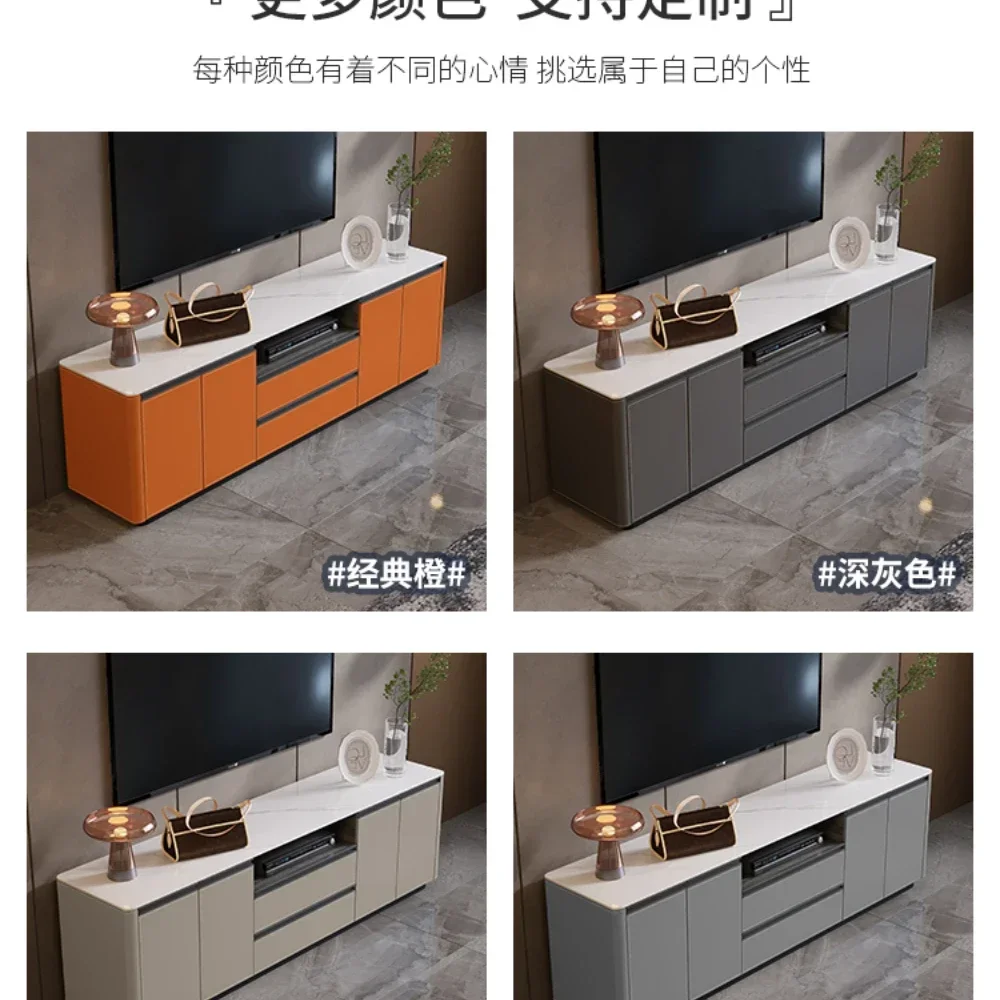 

Минималистичный высокий шкаф для телевизора, современный дом, гостиная, каменная тарелка для хранения