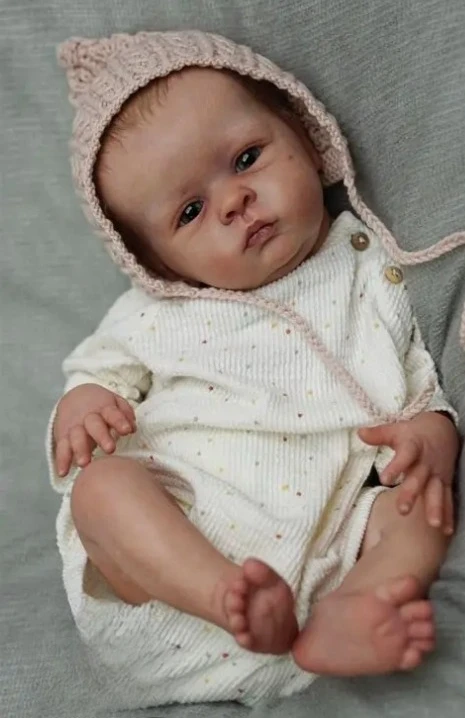 NPK 21'' Onvoltooide Ongeverfde Pop Onderdelen Limited Edition Bebe Reborn Oskar Door Olga Auer Blank Kit Soft Touch Levensecht Met COA
