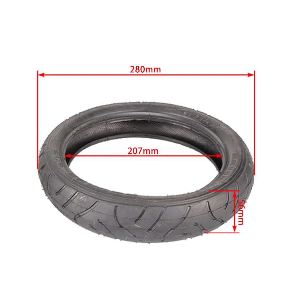 Stroller Tire 12x1.75/1.95 280X65‑203 Baby Stroller Inner and Outer Tires Rubber Tyre and Tube for Minni Bike Electric Scooter