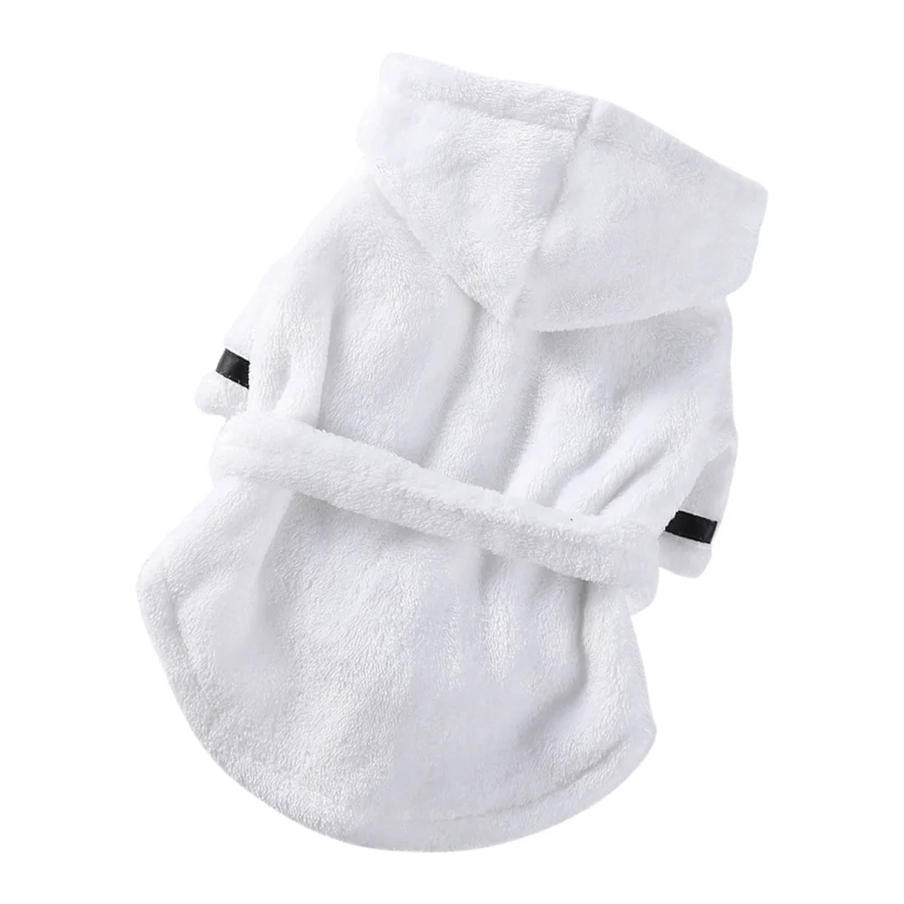

Pet Bathrobe For Dogs Soft Polyester Adorable Puppy Sleeping Wear Comfortable Bath Clothes Small Dog Robe Pet Supplies