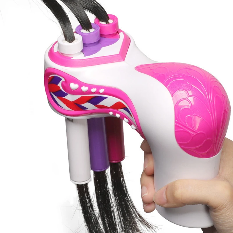 Girl Automatic Hair Braider Electric DIY Hair Weave Machine Twist Knitting Roll Twisted Braiding Hair Styling Tools Girl Gift