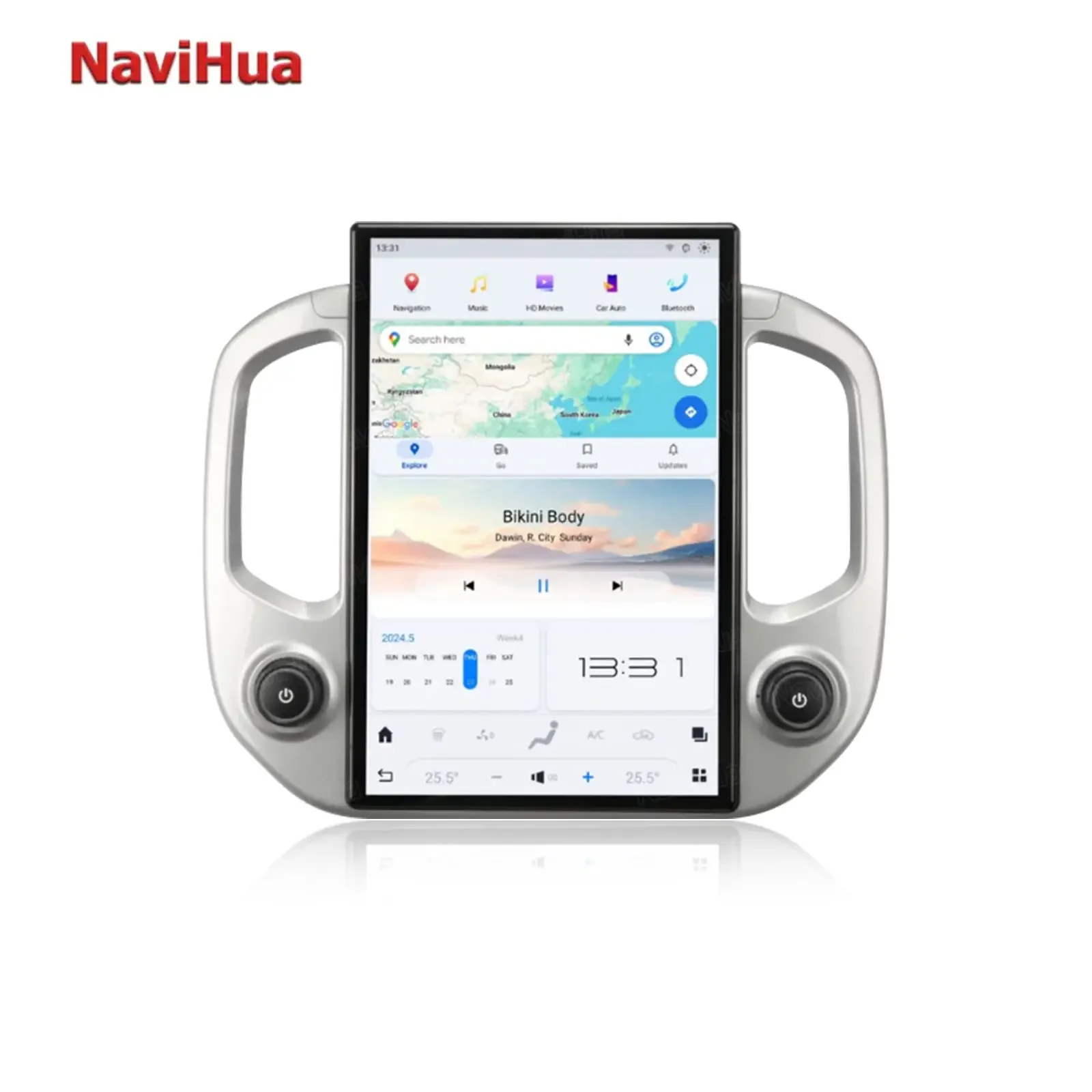 

Navihua New Design 14.4'' Android Car Radio for Chevrolet Colorado GMC Canyon 2014 2018 Stereo GPS Navigation Multimedia System