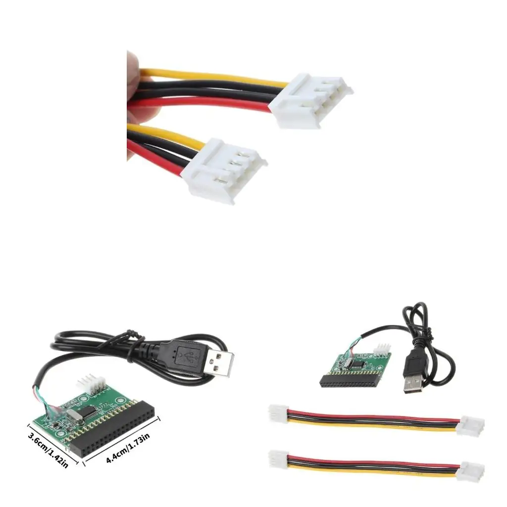 

34Pin to USB Cable Adapter Simple 1.44MB 3.5in Floppy Drive Connector PCB for Motherboards Adapter Drive Connector