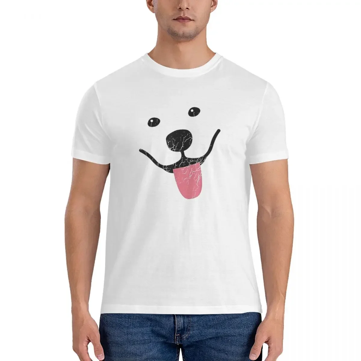 100% Cotton Funny Samoyed T-shirt Unisex Funny Oversized T Shirt Men O-Neck Summer Shirts Tops S-6XL