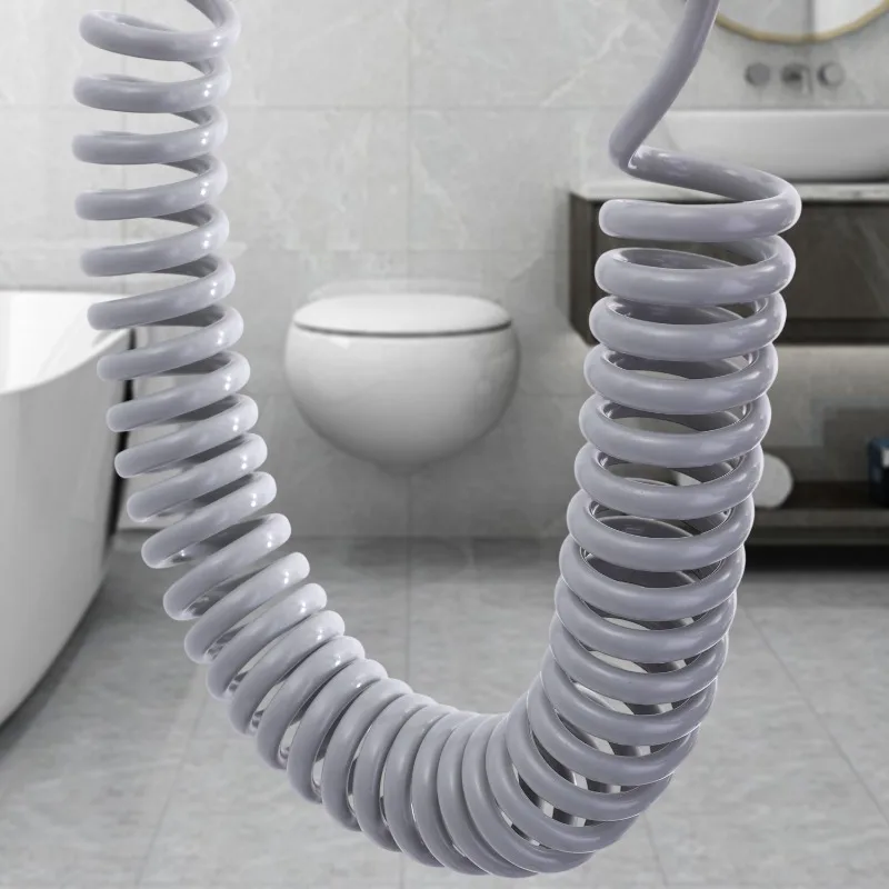 2/3/5M einziehbarer Duschschlauch für den Außenbereich, automatische Rückprall, hohe Temperatur, druckbeständig, Spritzpistole, Waschmaschine, flexibler Wasserschlauch