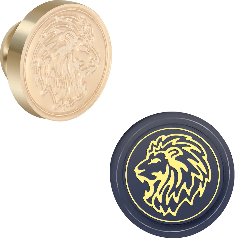 

Lion Wax Seal Stamp Diy Craft Supplies Scrapbooking Christmas Wedding Invitation for Decoration Wine Bags, Notebooks, Gifts