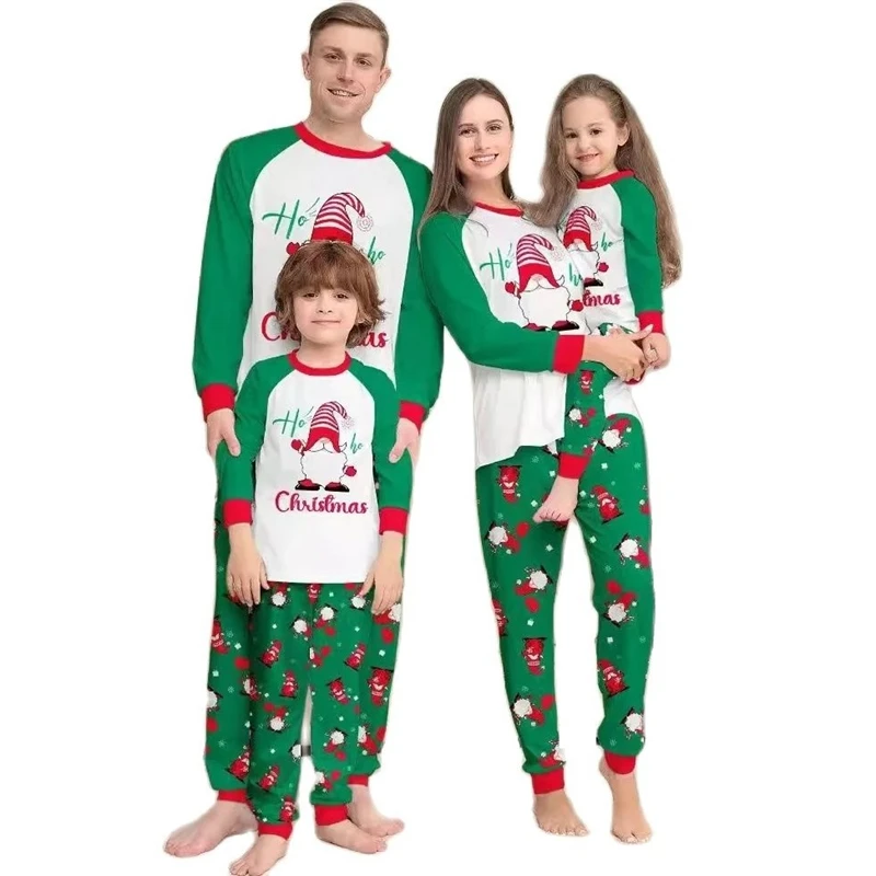 2024 Santa Claus Christmas Family Matching Pajamas Sets Daddy Mommy and Me Xmas Pj's Clothes Father Mother Kids & Baby Nightwear