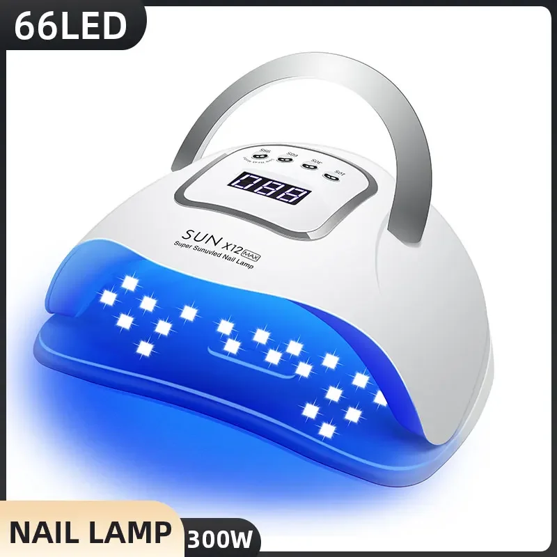 

300W UV LED Lamp For Nails Manicure Drying Lamp For Curing Gel Nail Polish With Infrared Sensor Professional Nail Tools