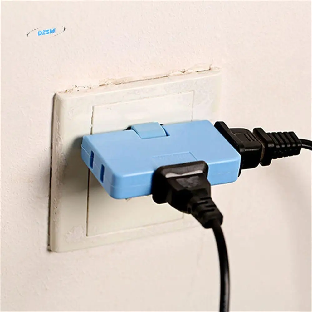 

New Travel 3 Outlet Wall US Plug Swivel Electrical Plugs Sockets AC Power Adapter