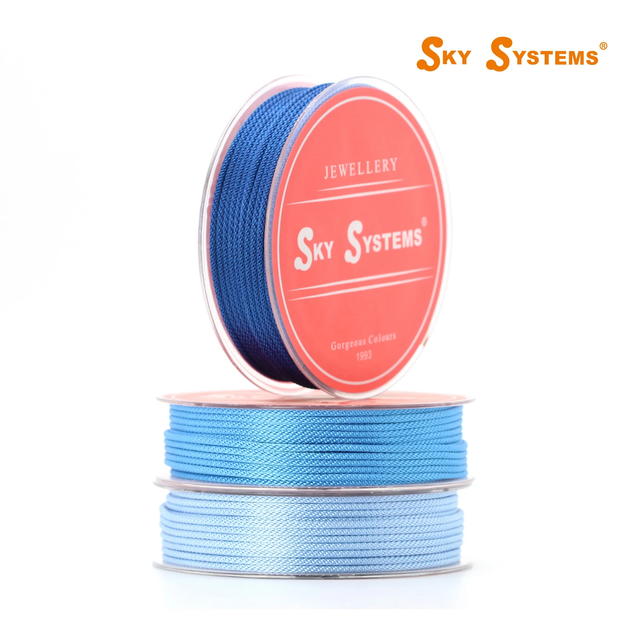 SKY ML306 1.5~3mm 39#-57# Jewelry Cord Polyester Cord Jewelry Accessories Bracelet and Necklace Material 57 Colors