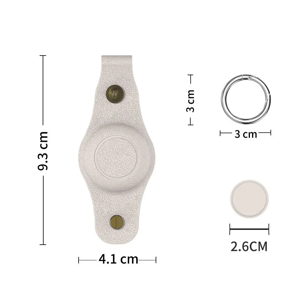 정리함 키 체인 실리콘 케이스, 방수 키체인 커버 액세서리, 에어태그용 소프트 키 체인 링 거치대, 신제품