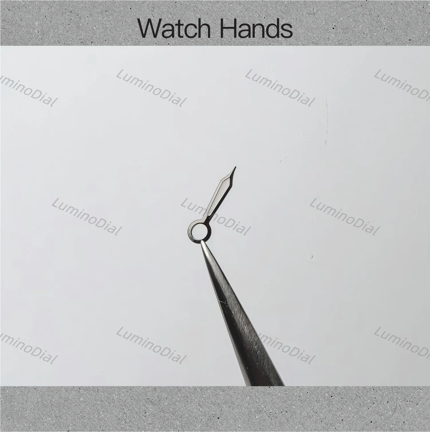 مضيئة حافة سوداء ساعة يد بيضاء الأيدي 7*10*10 مللي متر اكسسوارات الساعات لعيار NH35/NH36 #3