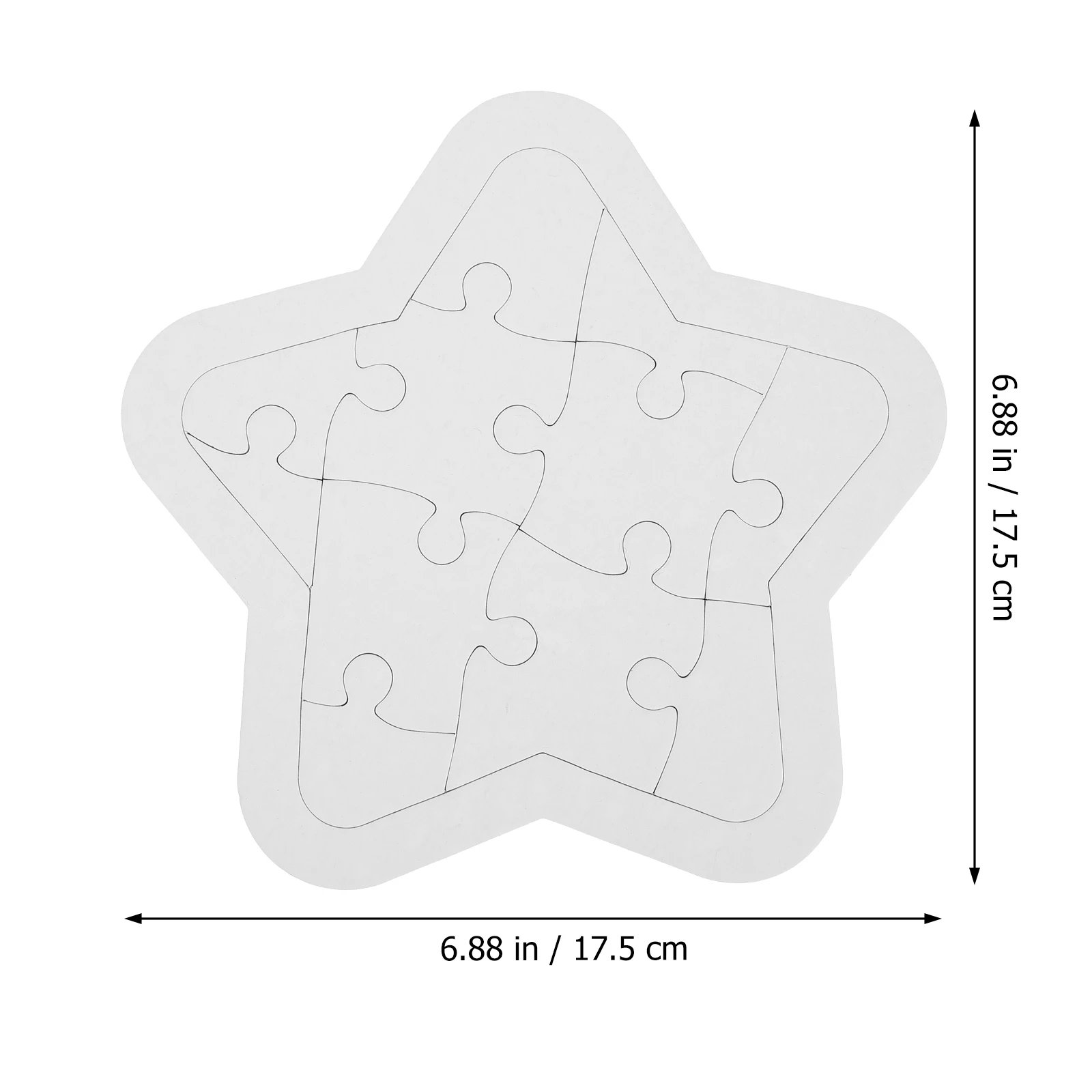 4 مجموعة 4 مجموعات فارغة لغز Diy بها بنفسك ورقة بانوراما الألغاز للأطفال تلوين الرسم خربش مجلس الحرفية النشاط لعبة التعلم #3