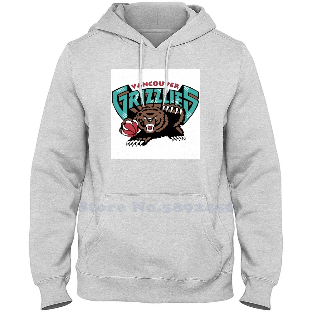 Vancouver Grizzlies Logo Fashion Sweatshirt Hoodie Top Quality Graphic 100% Cotton Hoodies