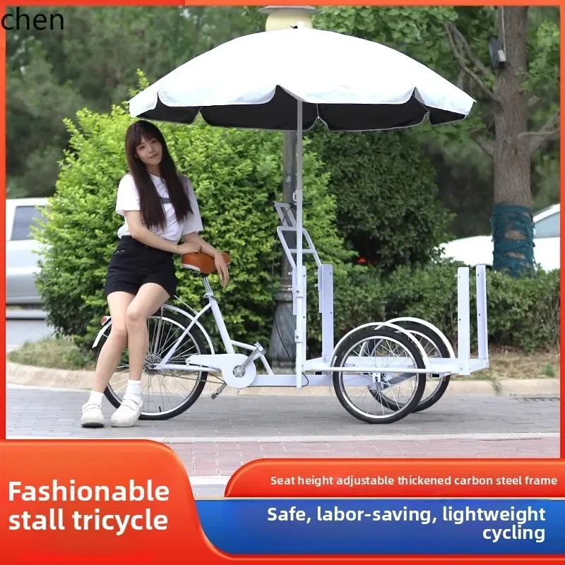 

b7- Street Vendor Tricycle Nig Market Food Cart Creative Convertible Mobile Tricycle