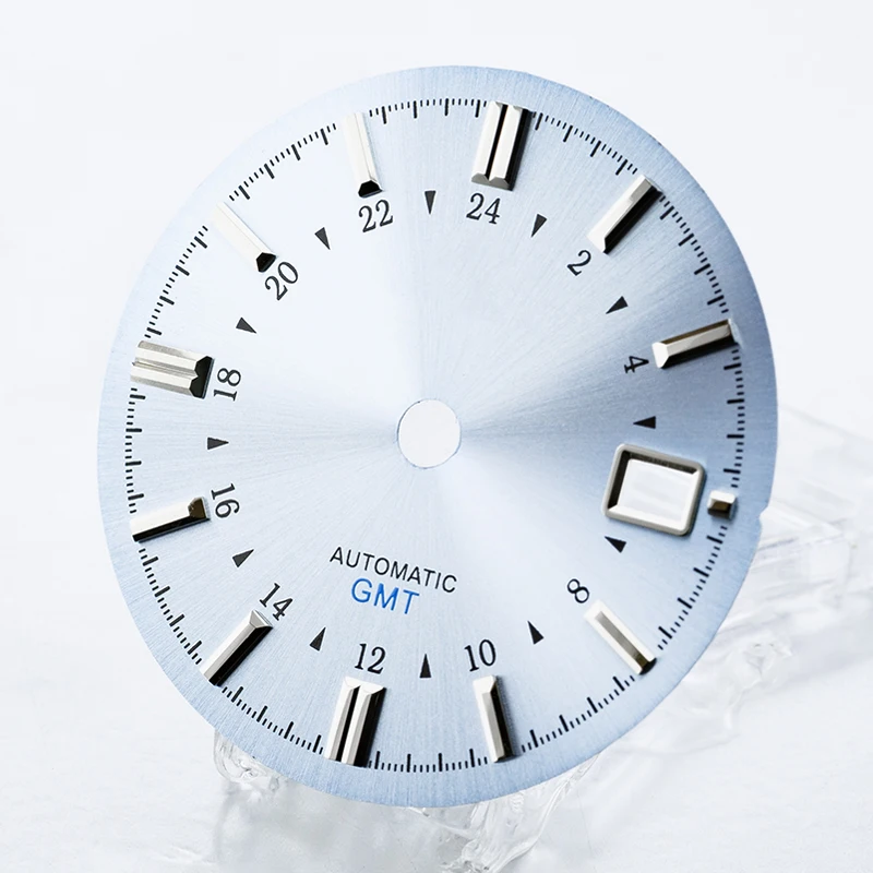NH35 dial GS dial 31mm diameter GMT calendar sunray fit for NH35/36 movement watch modification accessories