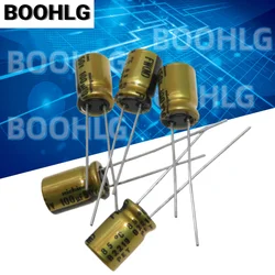 20PCS Original 100UF 50V Japanese fever audio capacitor 50V 100UF 8X12 FW gold shell