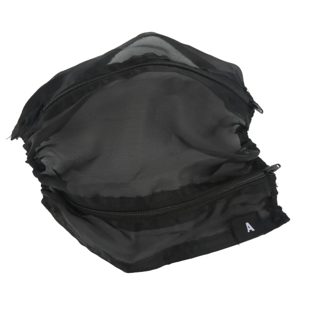 Nylon RC Chassis Dust Cover Breathable Dirt Resist Breathable Dust Cover Black Dust-Proof for Tamiya TT01/TT02 1/10 RC Car