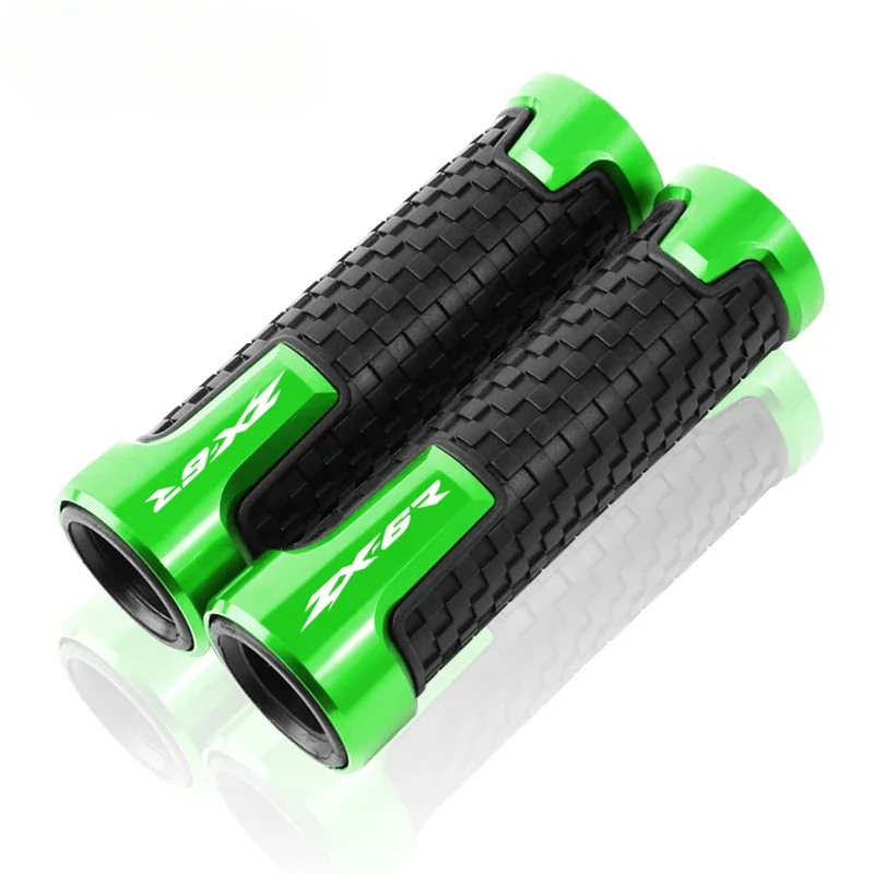 For Kawasaki ZX-6R ZX-10R ZX-25R Motorcycle Accessories CNC Aluminum Anti-Slip Grips Hand Grips Handlebar zx6r zx10r zx25r moto