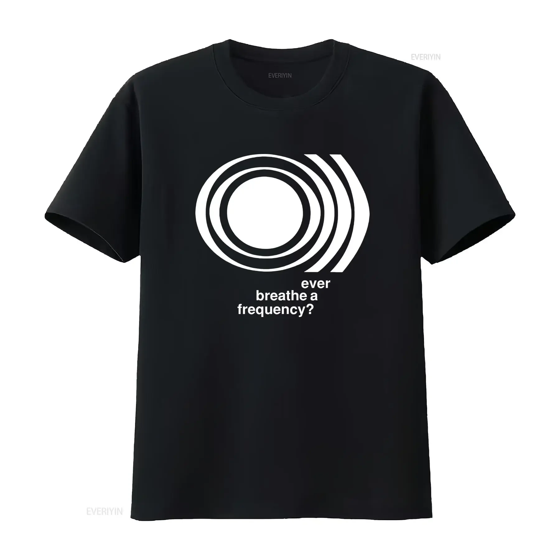Herren-T-Shirt „Sunn O Ever Breathe A Frequency“ – Slim Fit, Größe S, Vintage-Waschung, vielseitiges Designer-Oberteil für den Alltag