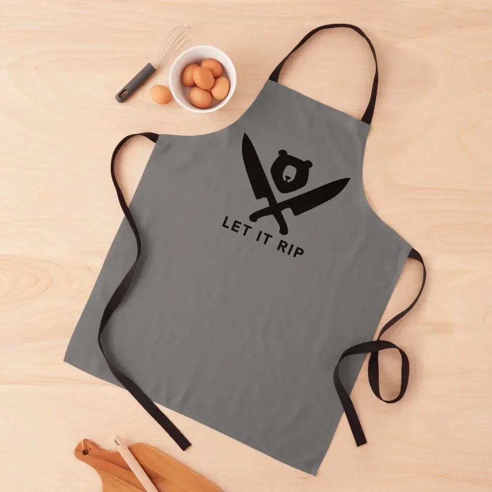 

Let It Rip Apron Women Kitchen Chef Uniform Women Household Items Useful Apron