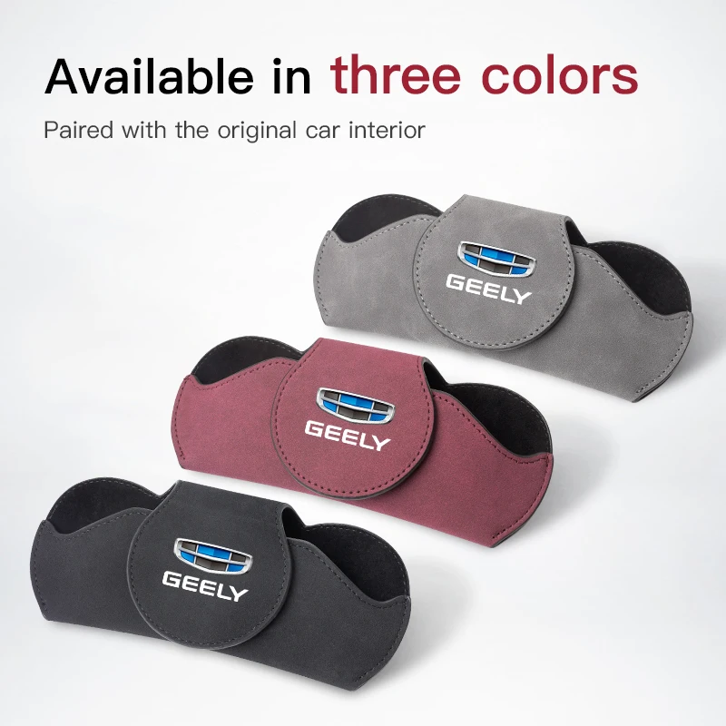 1 шт. многофункциональный ящик для хранения автомобильных солнцезащитных очков для Geely Boyue Haoyue Vision-X3 New emgrand Vision Binyue Emgrand-GS Emgrand-GL