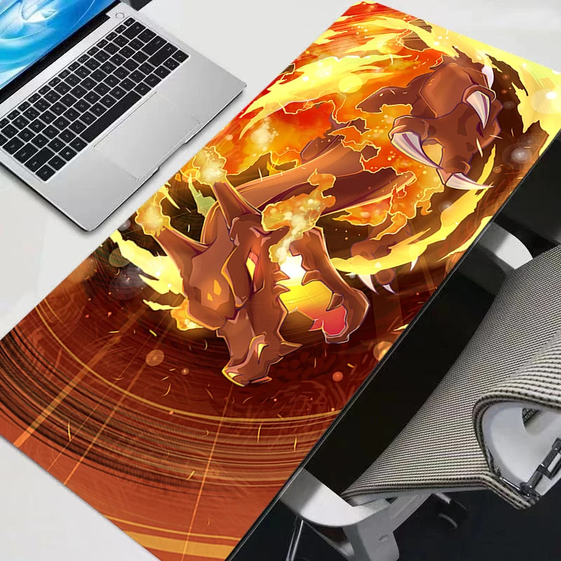 90x40cm Mouse Pad Gamer Large Computer Notebook Pc Pokemon Pikachu Mousepad Carpet Gaming Accessories Keyboard Desk Mat
