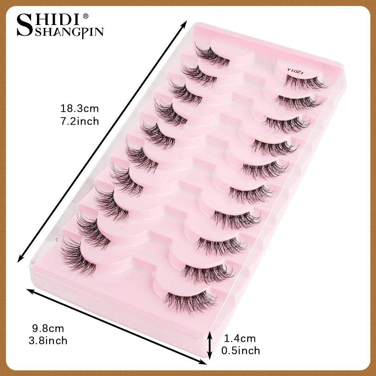 3/10 Pairs Half Eye False Eyelashes Natural Faux Mink Lashes Makeup Fluffy Curly Fake Eyelash Extension Soft 3D Cat Eye Lashes