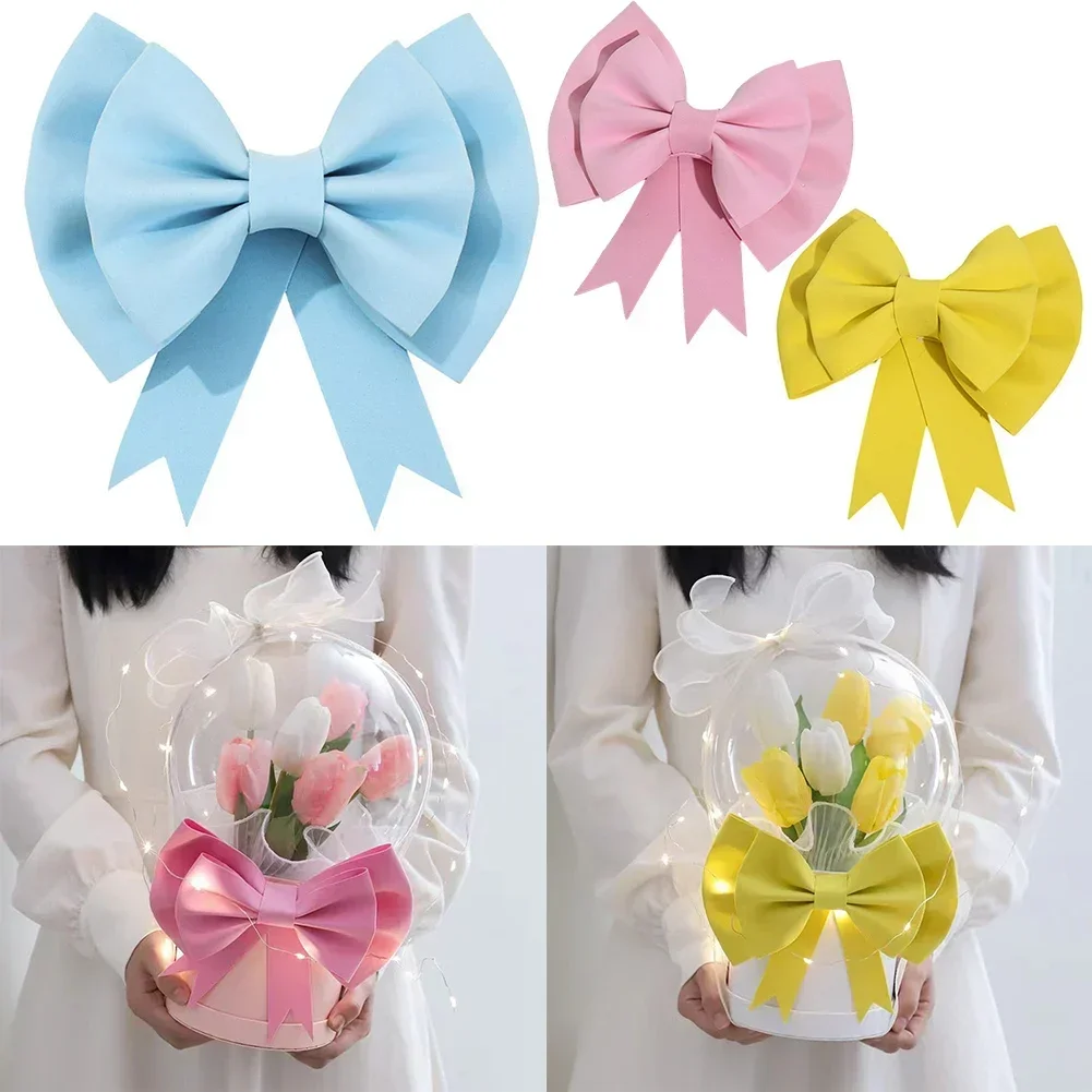 Gifts Basket Decor Big Bow Knot Holding Bucket Fashion EVA Foam Bow Flower Art Presents Packaing Office Decor Superior Quality