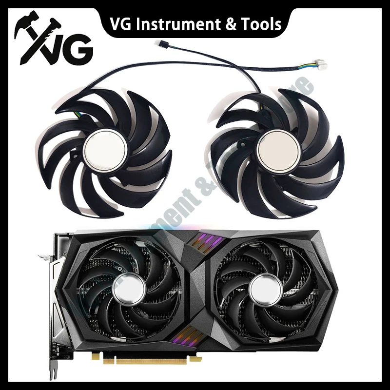 Nuevo ventilador de refrigeración para tarjeta de vídeo de 4 pines PLD10010S12HH, para MSI RTX 3060TI, RTX 3060, RTX 3050, MSI RX 6700XT, RX 6600XT GAMING X