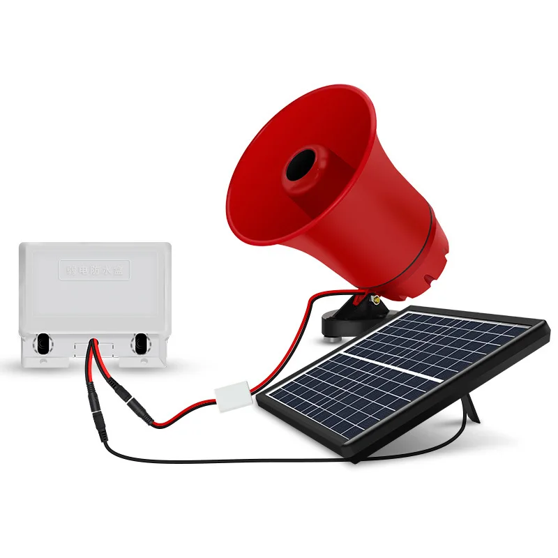 Solar automatic driver, light-controlled recording, loud high decibel with light