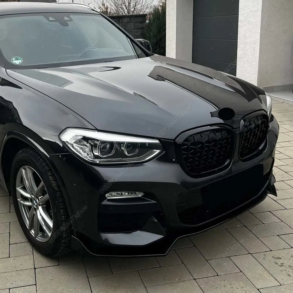 Front Kidney Grills Grille Replacement Grille Meteor Style Car Front Bumper Grill For BMW X3 G01 X4 G02 2017-2021 Diamond Grills