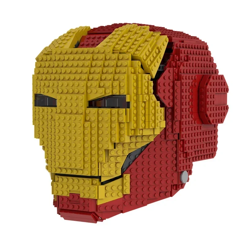 

MOC Wearable Steel Helmet Building Blocks Model Kids Toys Children Festival Gifts Toys For Boys