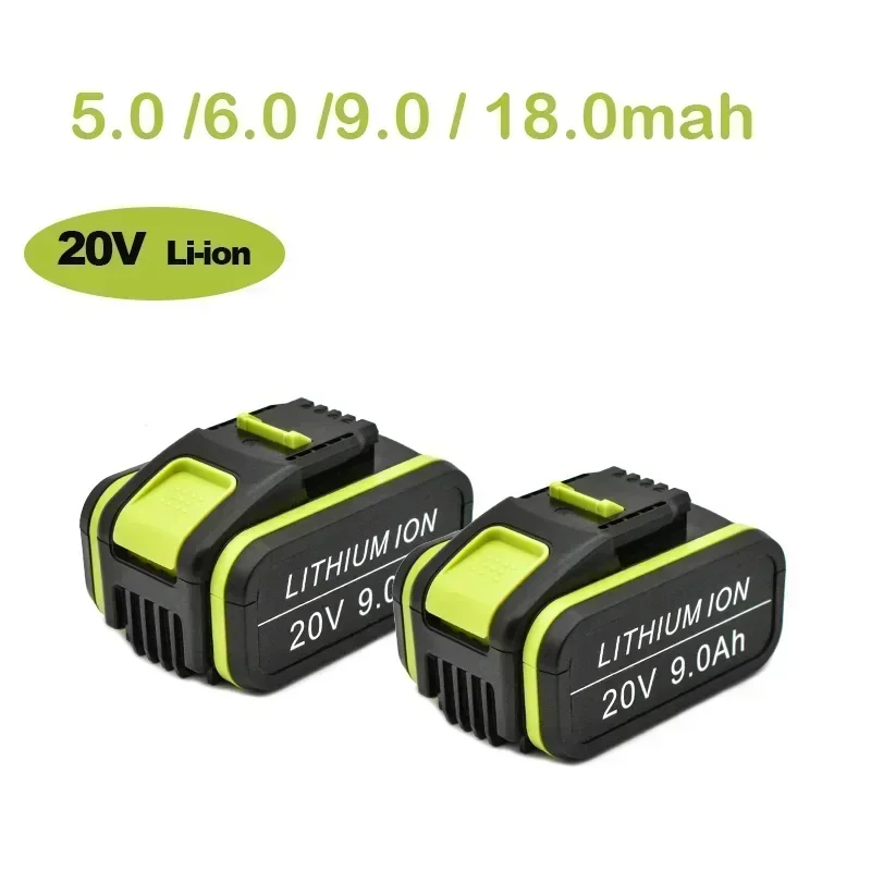 6000/9000mAh Replacement Worx 20V Max Li-Ion Battery WA3551 WA3551.1 WA3553 WA3641 WX373 WX390 Rechargeable Battery Tool