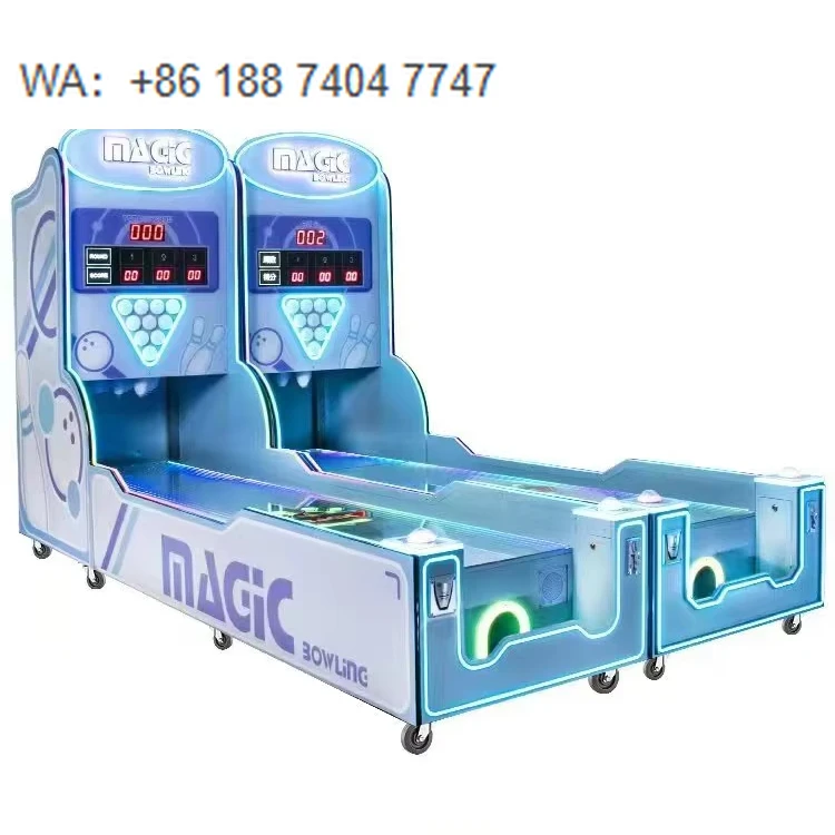 2 Players Coin Operated Machine Lane Master Bowling Machine Ticket Redemption Arcade Games Bowling Game Machine for Game Center