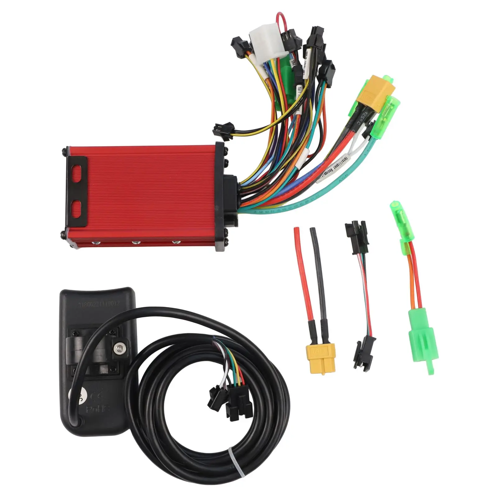 

Electric Bike Motor Control Unit compatible with multiple power outputs including those rated at either level of voltage