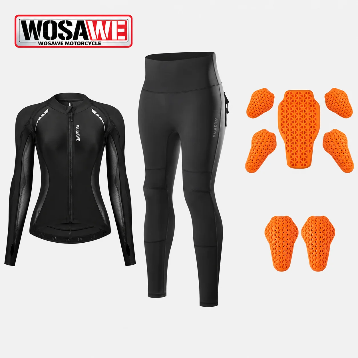 WOSAWE Summer Breathable Mesh Motorcycle Jacket Women Moto Clothing Female Biker Jacket Motorbike Racing Clothing