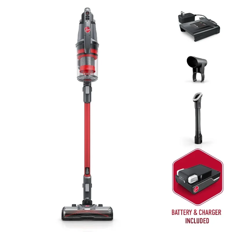 Cordless Stick Hoover ONEPWR Emerge Essentials Vacuum, 45 Minute Run Time, Pet Hair Tangle Guard, 7.3 Pounds, Multi-surface