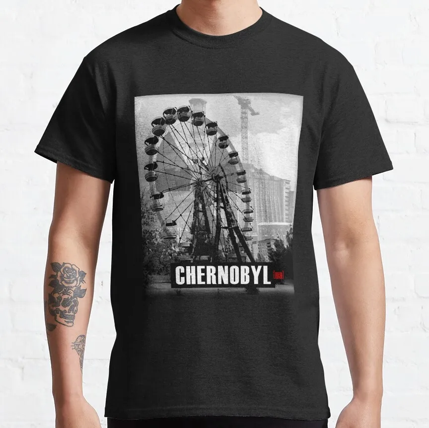 

Shadows of the Past Chernobyl Danger exclusion zone t shirt Ghost City Pripyat Graphic Clothes All size Tops
