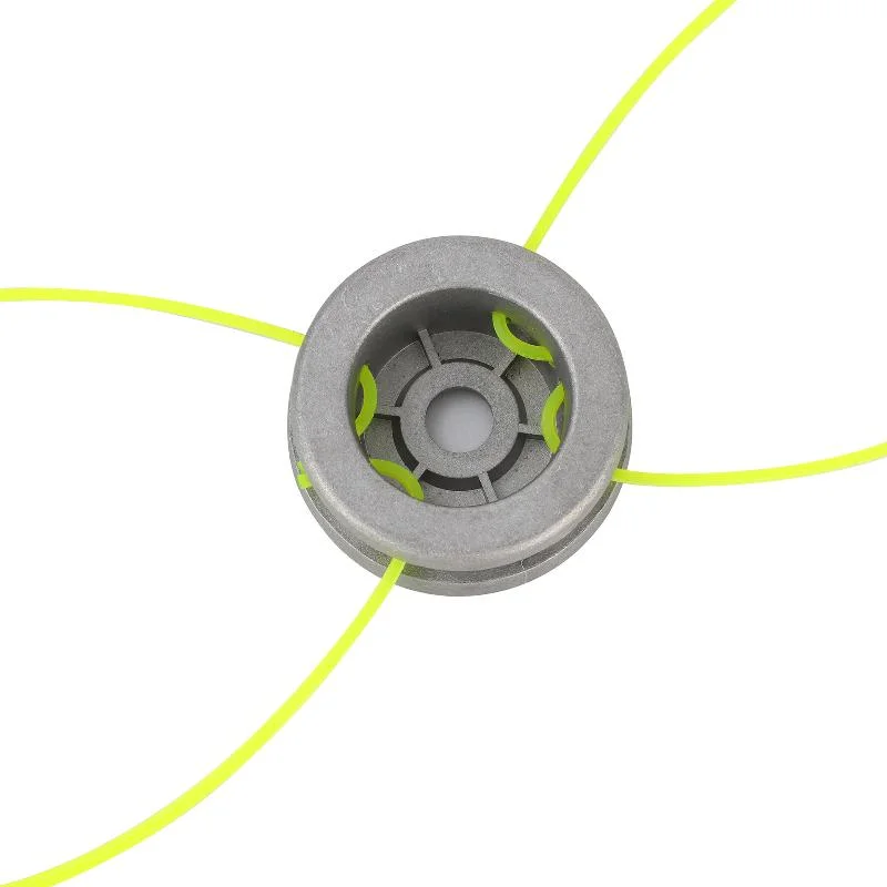 AnswerHeavy Duty Aluminum Grass Trimmer Head With Wear Resistant Nylon Line For Garden Weeding Yard Daily Maintenance
