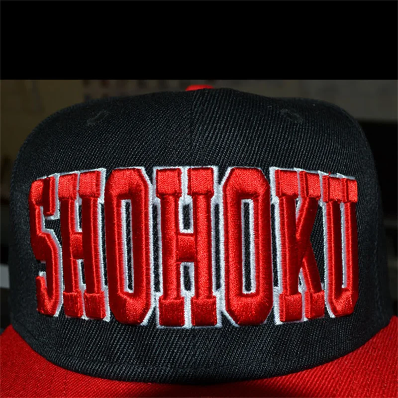 Anime Shohoku School Basketball Team Hat Red Black Sports Ling South Cap Blue puntelli accessori Cosplay