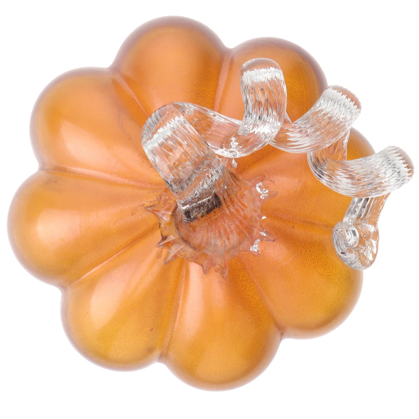 

1Pcs Glass Pumpkin Decor Elegant Hand-Painted Pumpkin Ornament for Home Office Desktop Tabletop Decoration